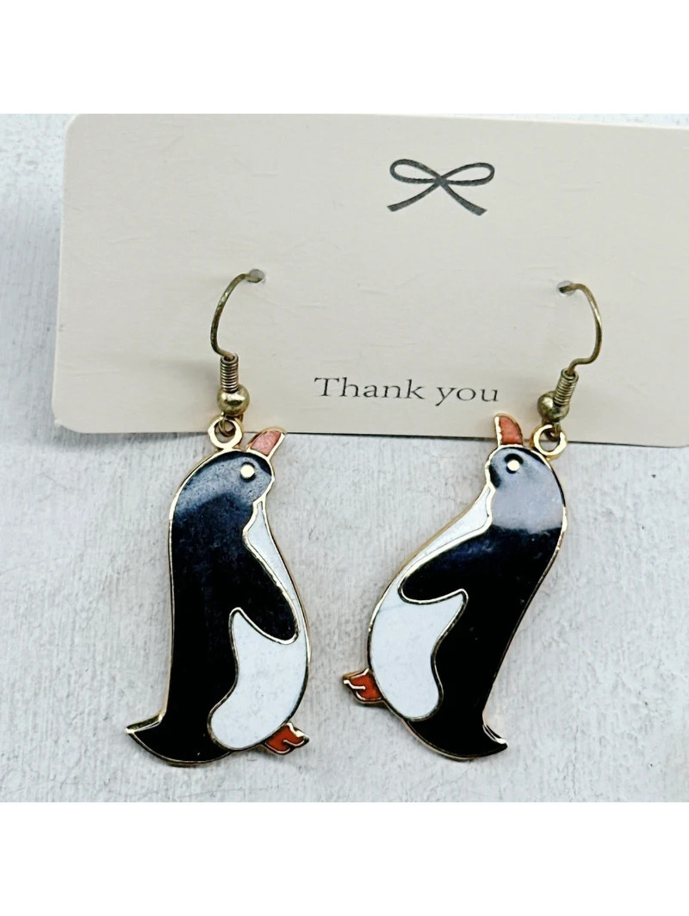 385u. Vintage Cloisonne Enamel Earrings